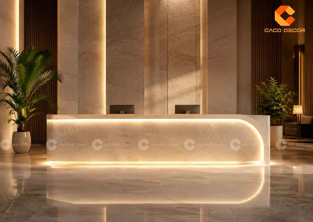 Quầy Lễ Tân Khách Sạn 5 Sao Sang Trọng, Đúng Tiêu Chuẩn 20