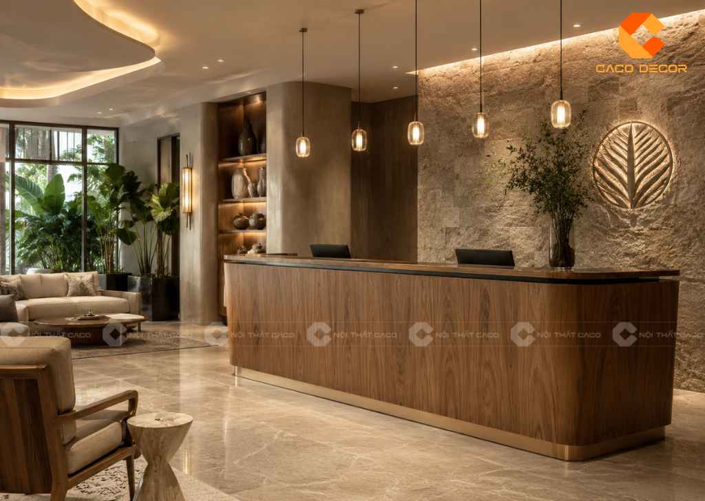Quầy Lễ Tân Khách Sạn 5 Sao Sang Trọng, Đúng Tiêu Chuẩn 2