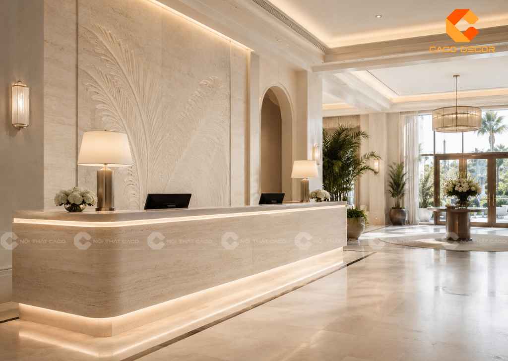 Quầy Lễ Tân Khách Sạn 5 Sao Sang Trọng, Đúng Tiêu Chuẩn 3