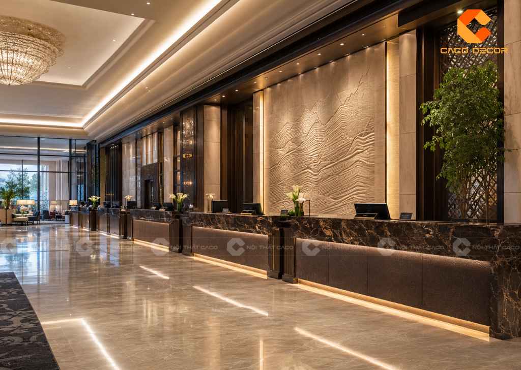 Quầy Lễ Tân Khách Sạn 5 Sao Sang Trọng, Đúng Tiêu Chuẩn 6