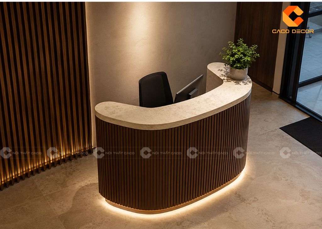 TOP 20 Mẫu Quầy Lễ Tân Nhỏ Đẹp, Gọn Hiện Đại Giá Tốt 20