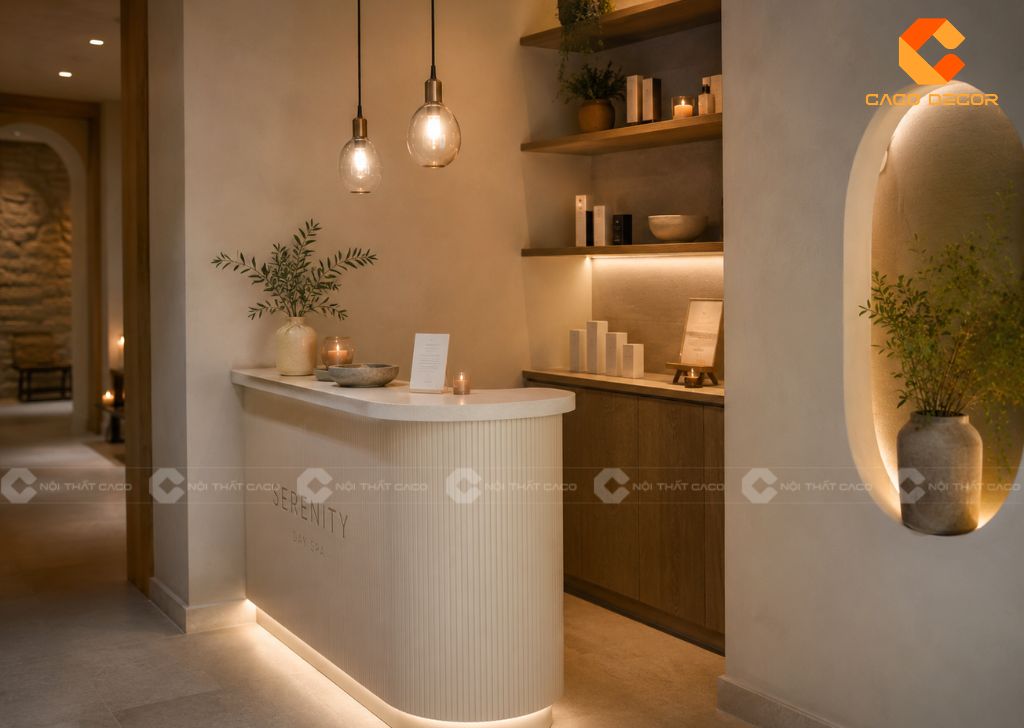 TOP 20 Mẫu Quầy Lễ Tân Nhỏ Đẹp, Gọn Hiện Đại Giá Tốt 11