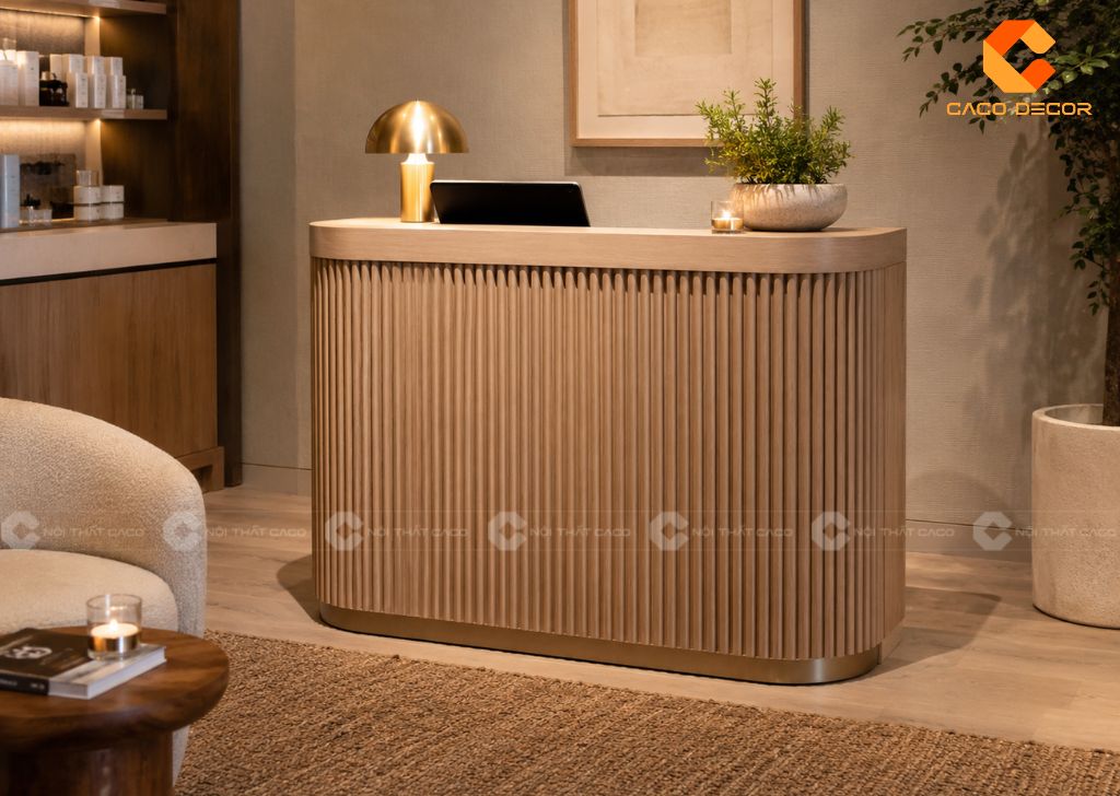 TOP 20 Mẫu Quầy Lễ Tân Nhỏ Đẹp, Gọn Hiện Đại Giá Tốt 12