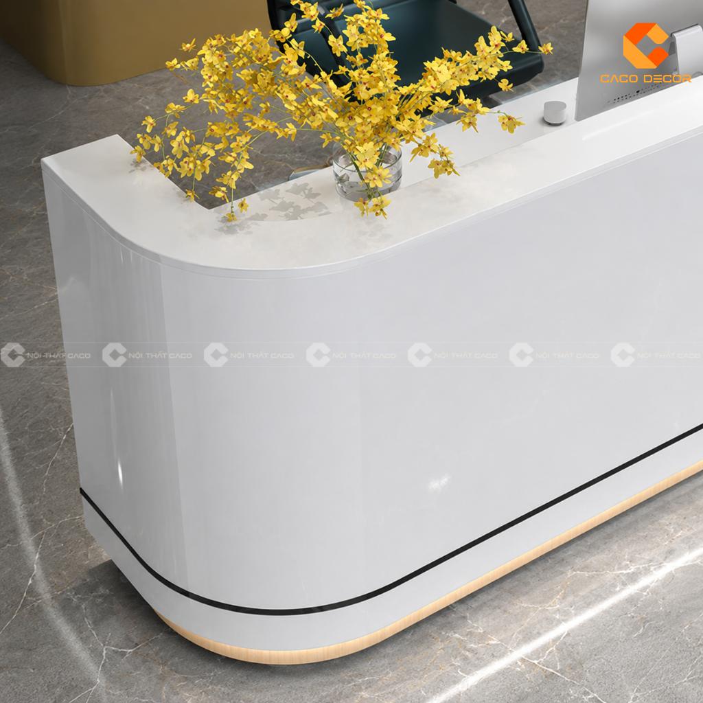 Quầy Lễ Tân Gỗ Công Nghiệp QLT038 Sang Trọng | CaCo 2