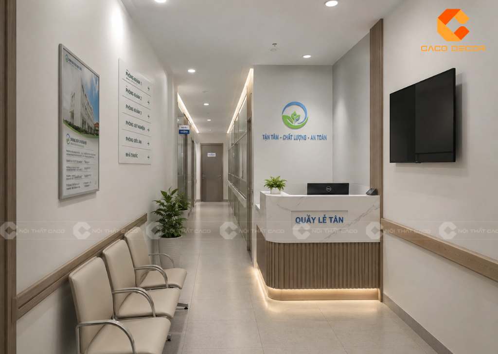 27+ Mẫu Quầy Lễ Tân Bệnh Viện, Phòng Khám Đẹp Ấn Tượng 24