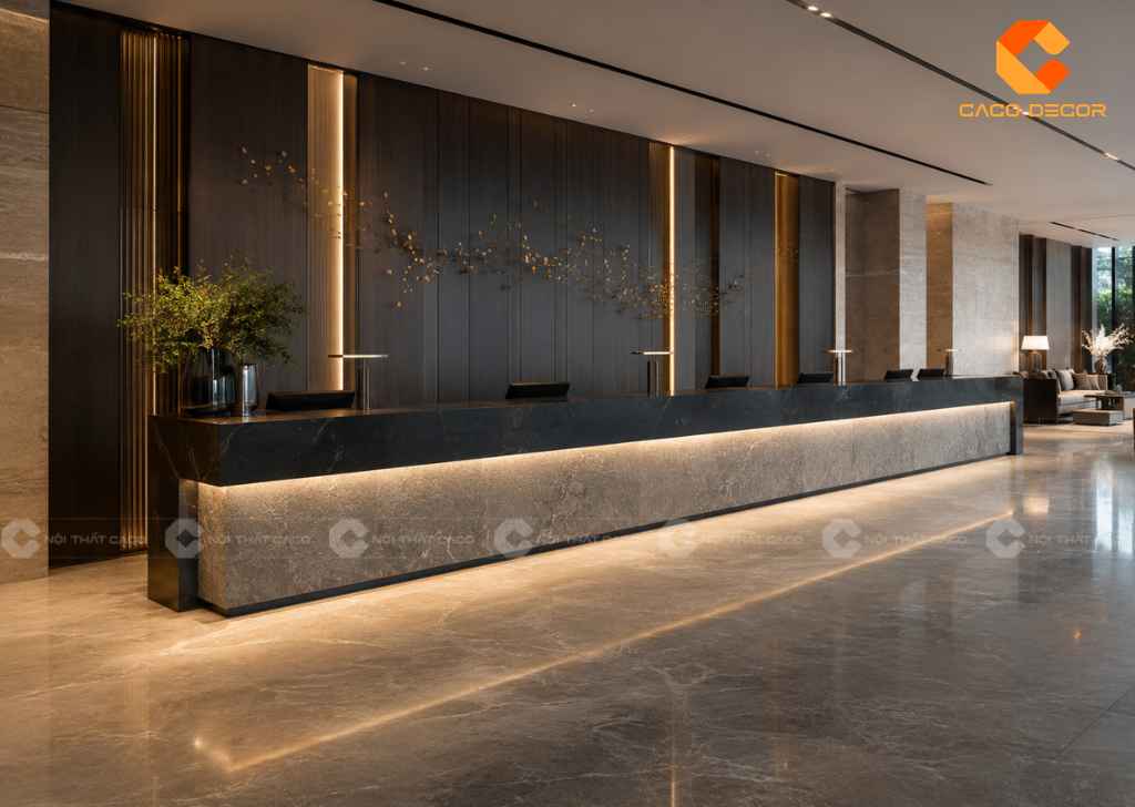 Quầy Lễ Tân Khách Sạn 5 Sao Sang Trọng, Đúng Tiêu Chuẩn 18