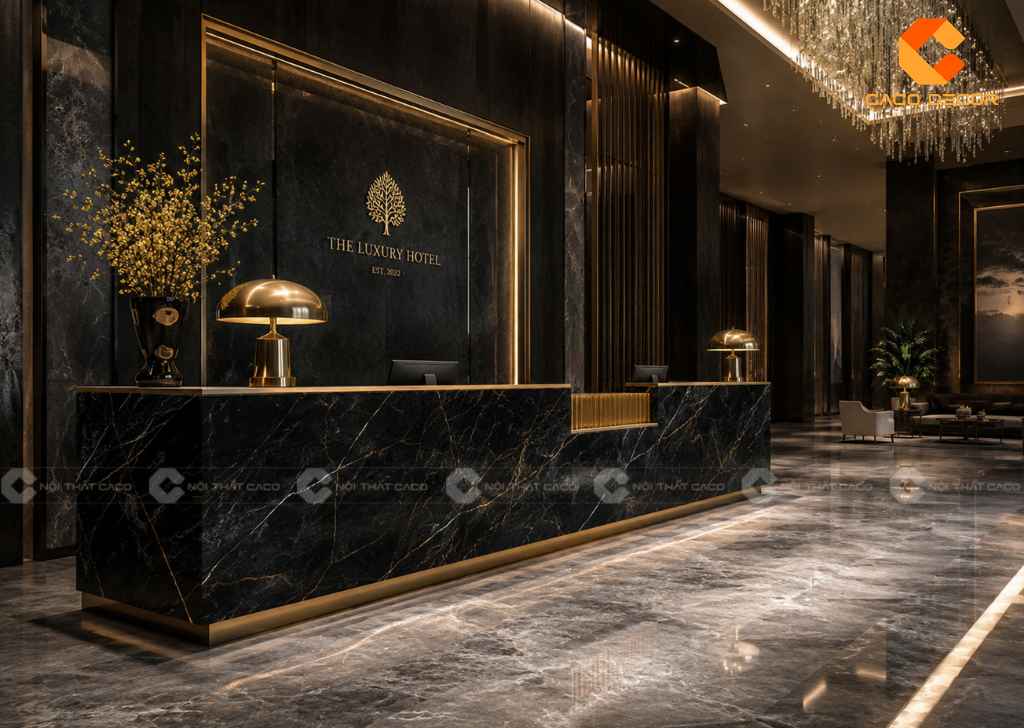 Quầy Lễ Tân Khách Sạn 5 Sao Sang Trọng, Đúng Tiêu Chuẩn 21