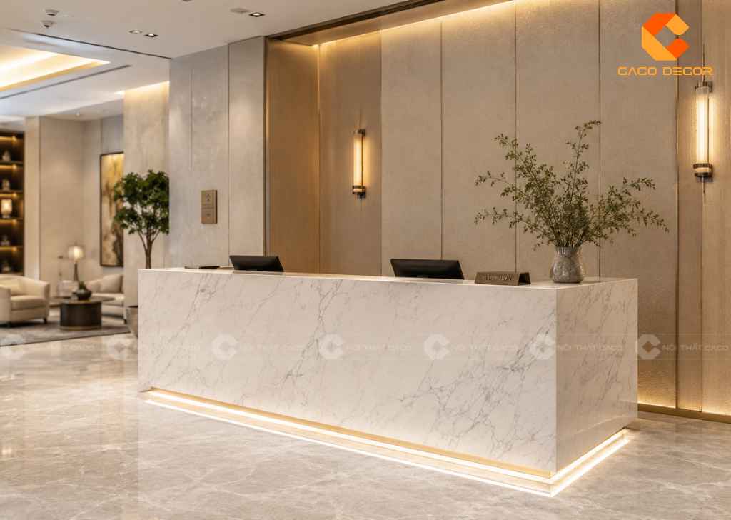 Quầy Lễ Tân Khách Sạn 5 Sao Sang Trọng, Đúng Tiêu Chuẩn 24