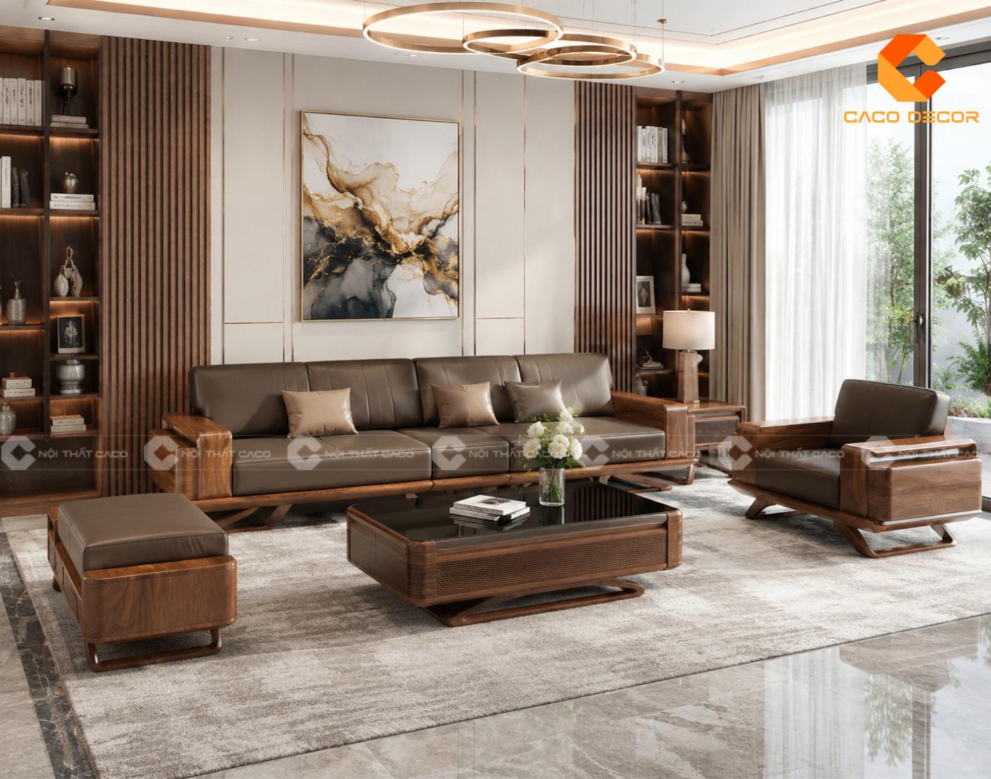 142+ Bộ bàn ghế sofa phòng khách sang trọng - Mẫu mới 2026 17