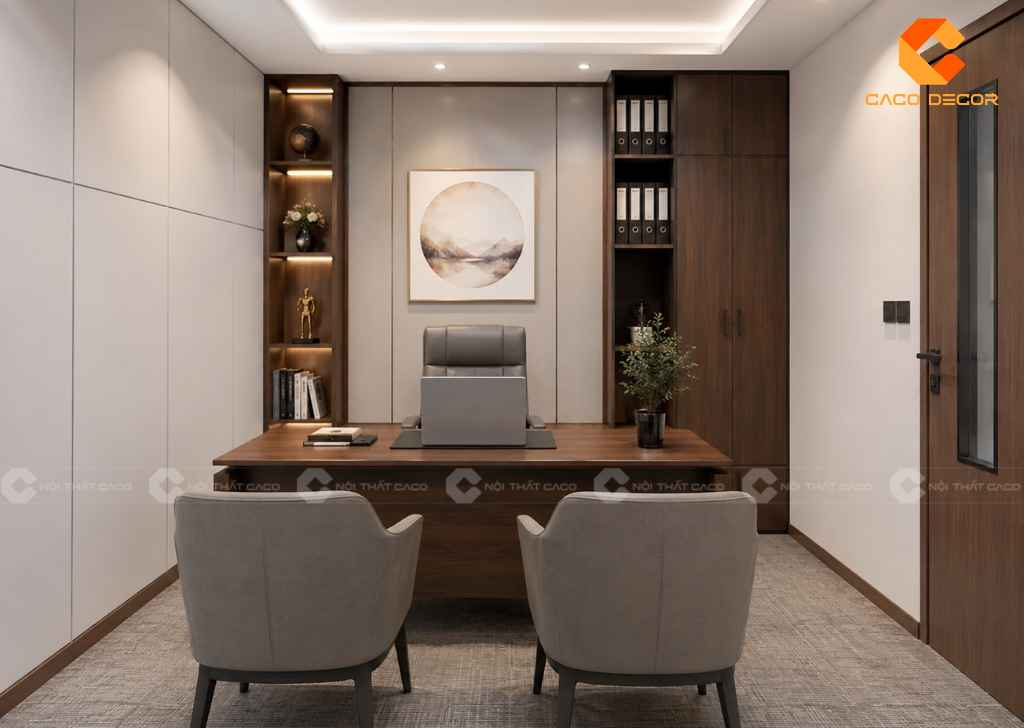 20+ Mẫu Thiết Kế Phòng Giám Đốc Đẹp Xu Hướng Mới 2026 10
