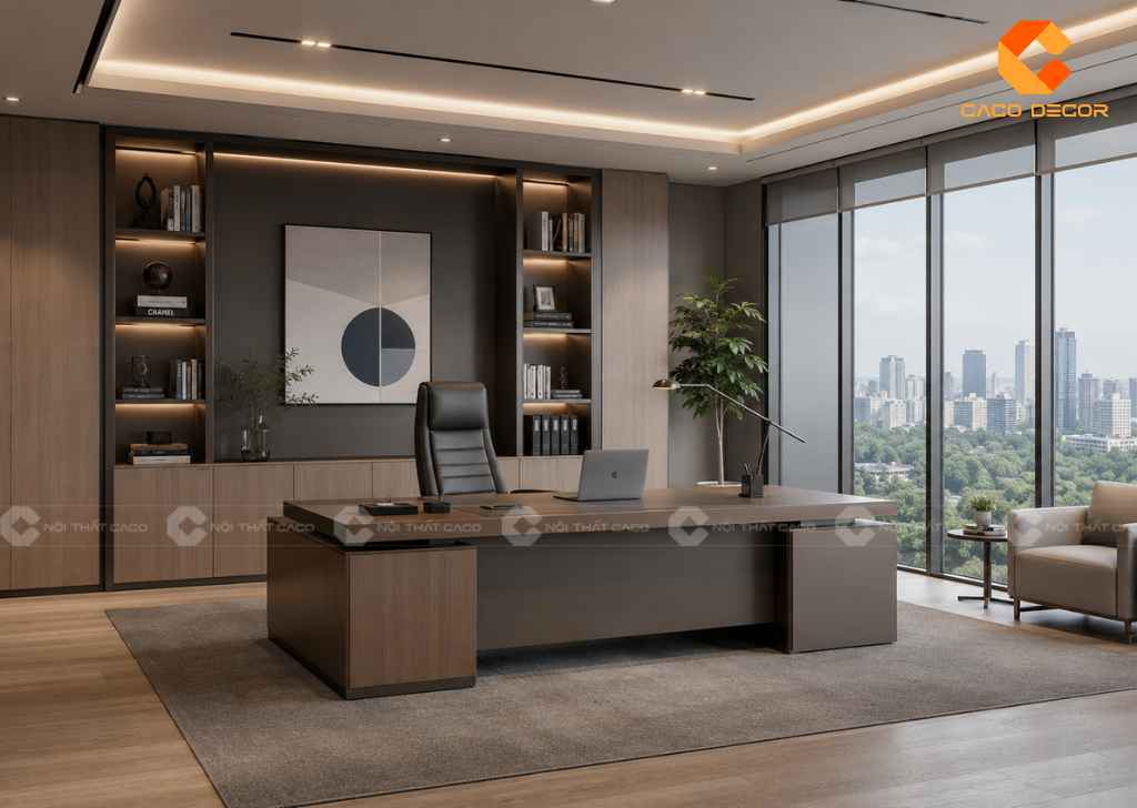 20+ Mẫu Thiết Kế Phòng Giám Đốc Đẹp Xu Hướng Mới 2026 5