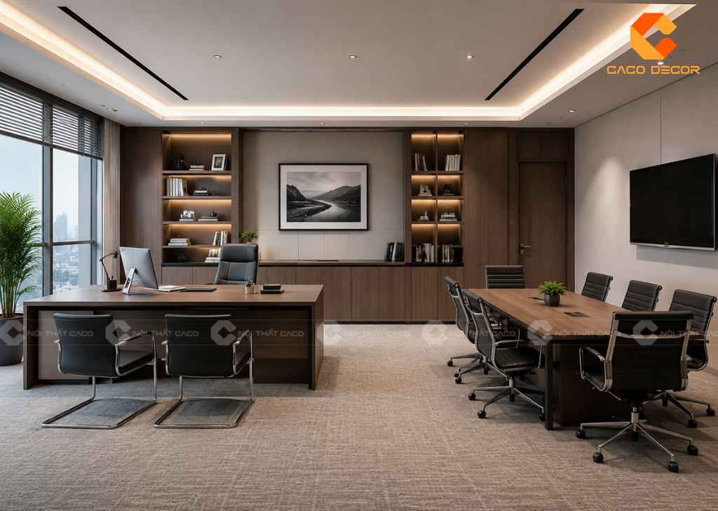 20+ Mẫu Thiết Kế Phòng Giám Đốc Đẹp Xu Hướng Mới 2026 8