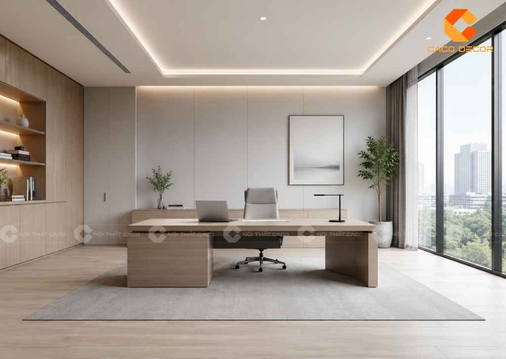20+ Mẫu Thiết Kế Phòng Giám Đốc Đẹp Xu Hướng Mới 2026 20