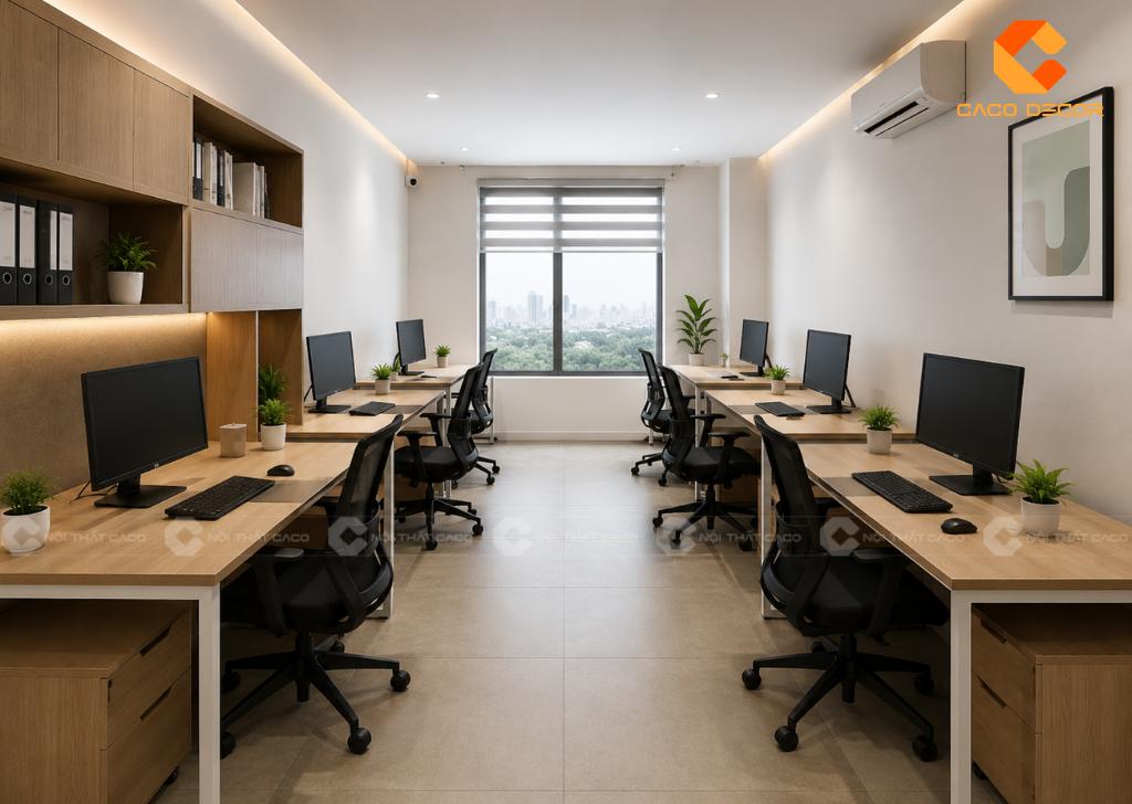 29+ Mẫu Thiết Kế Văn Phòng 30m2 Đẹp, Tiện Nghi 2026 16