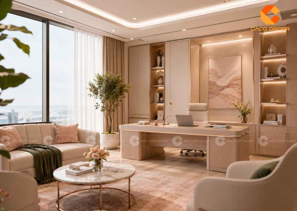 20+ Mẫu Thiết Kế Phòng Giám Đốc Đẹp Xu Hướng Mới 2026 21
