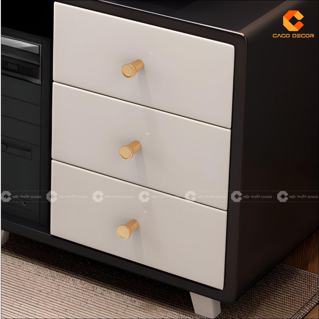 Bàn Làm Việc Tại Nhà Gỗ Tự Nhiên BLV059 Hiện Đại Đẹp 4