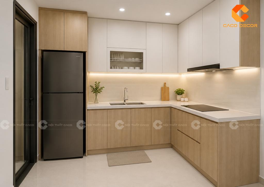 Mẫu Tủ Bếp Thông Minh Cho Nhà Nhỏ Đẹp, Tiện Nghi, Hiện Đại 22