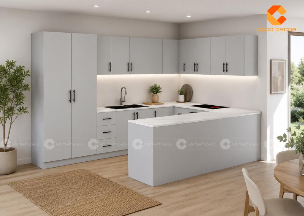 Tủ Bếp Màu Gì Đẹp? Gợi Ý 6 Màu Sắc Bếp Đẹp Hiện Đại 2026 17