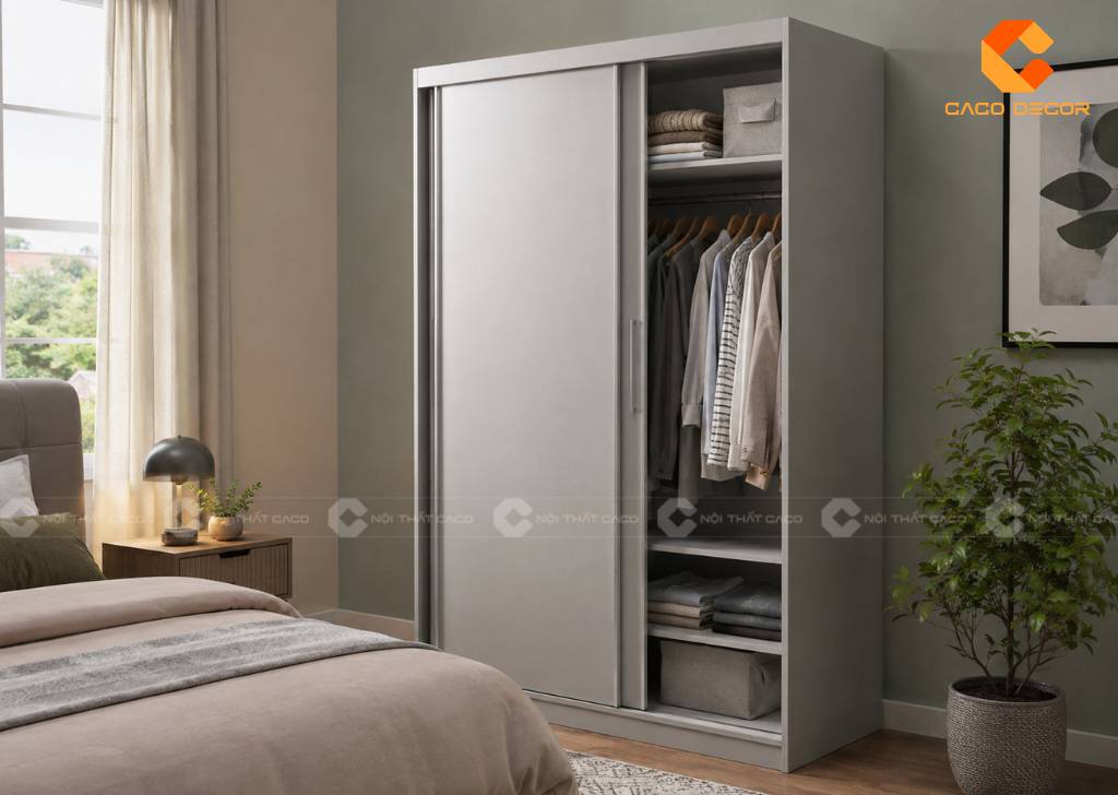 19 Mẫu Tủ Quần Áo 1m2 Đẹp Cho Phòng Ngủ Diện Tích Nhỏ 17