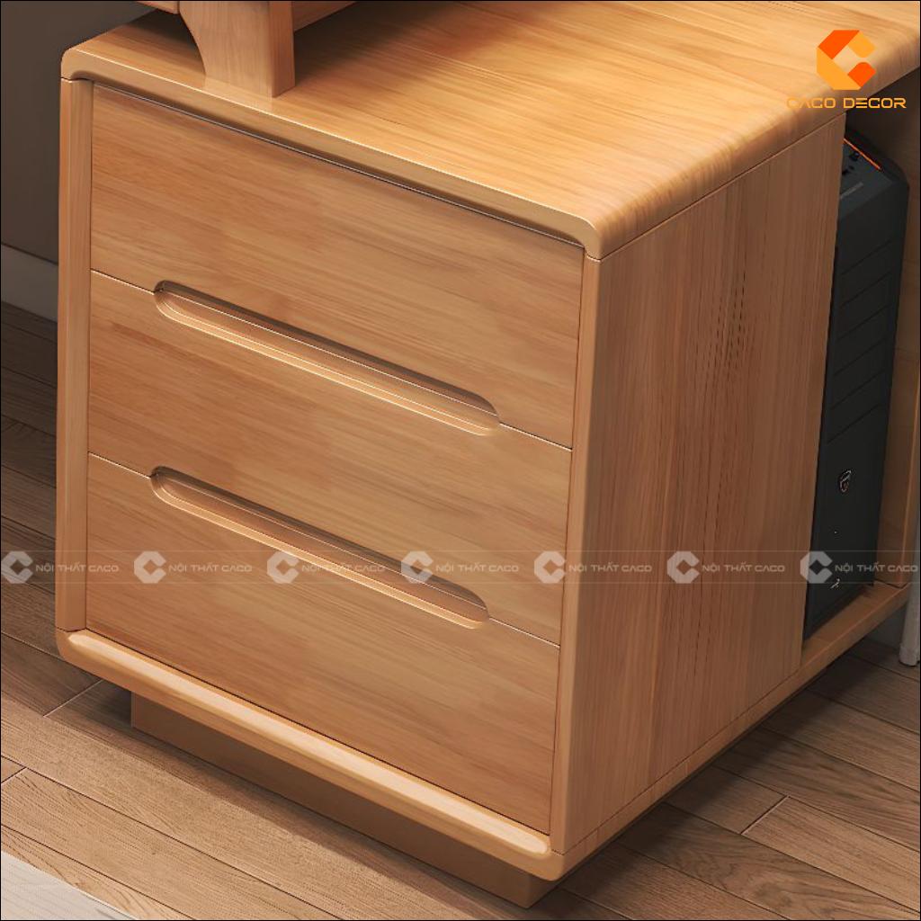 Tủ hai ngăn lưu trữ liền bên hông bàn làm việc BLV051