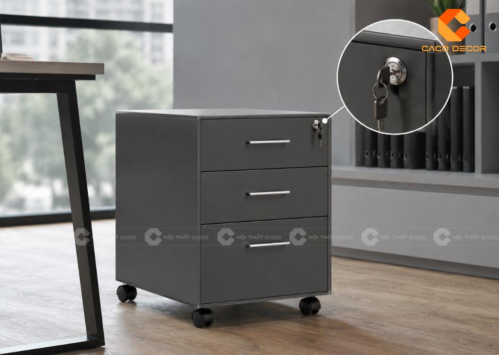 30+ Mẫu Tủ Hồ Sơ Di Động Nhỏ Gọn Để Dưới Bàn Tiện Lợi 17