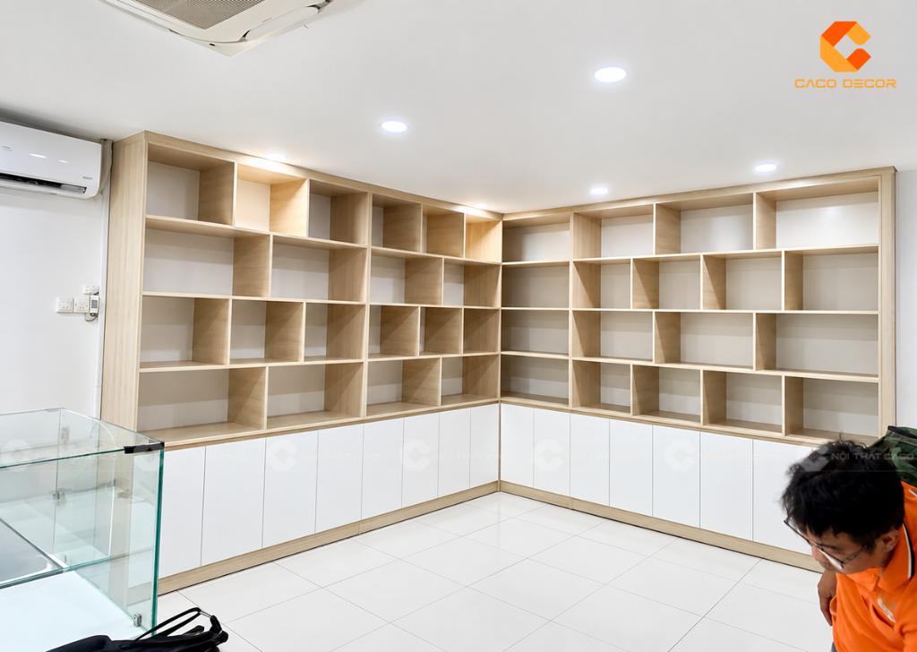 Hệ tủ hồ sơ văn phòng nhiều ngăn lưu trữ tiện lợi