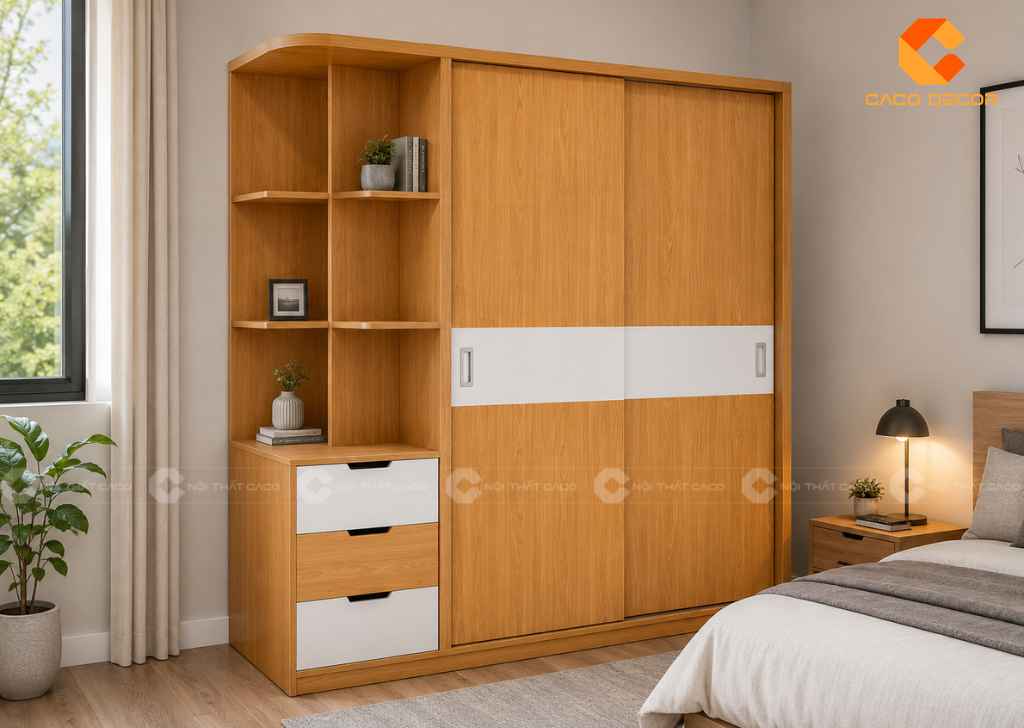 19 Mẫu Tủ Quần Áo 1m2 Đẹp Cho Phòng Ngủ Diện Tích Nhỏ 15