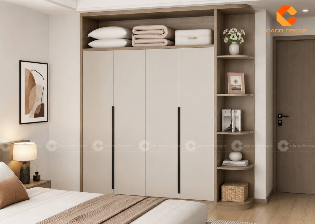 19 Mẫu Tủ Quần Áo 1m2 Đẹp Cho Phòng Ngủ Diện Tích Nhỏ 24