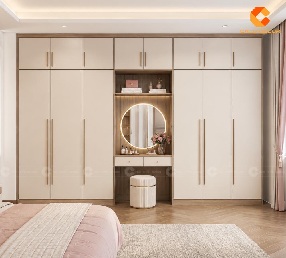 Tủ Quần Áo Đẹp Hiện Đại - 400+ Mẫu Giá Xưởng Mới Nhất 2026 19