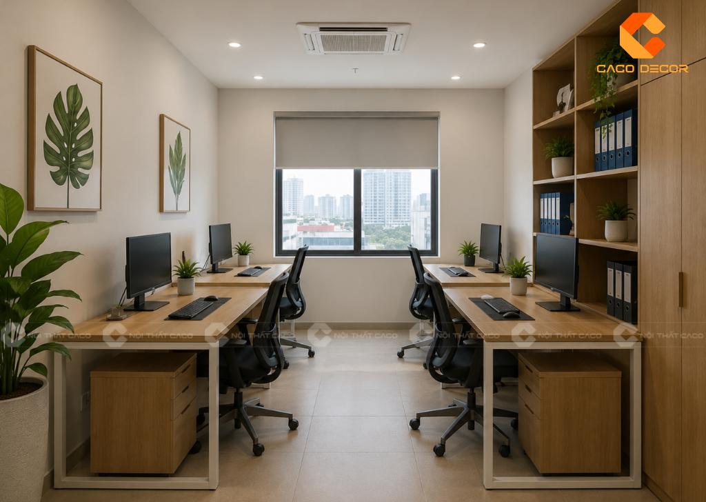 29+ Mẫu Thiết Kế Văn Phòng 30m2 Đẹp, Tiện Nghi 2026 2