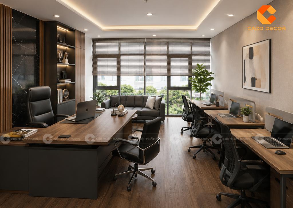 29+ Mẫu Thiết Kế Văn Phòng 30m2 Đẹp, Tiện Nghi 2026 3