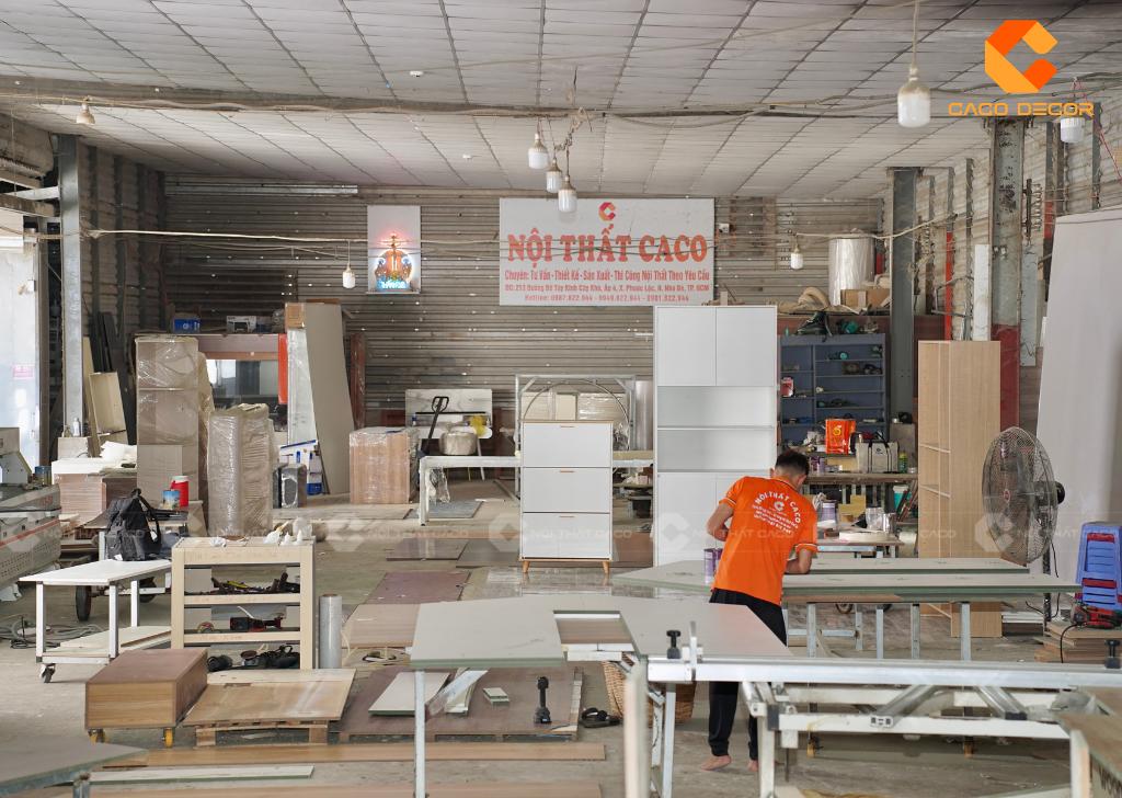 CaCo có xưởng sản xuất trực tiếp tại Nhà Bè