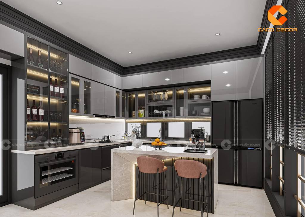 Tủ Bếp Acrylic Là Gì? Những Điều Nên Biết Về Tủ Bếp Acrylic 5