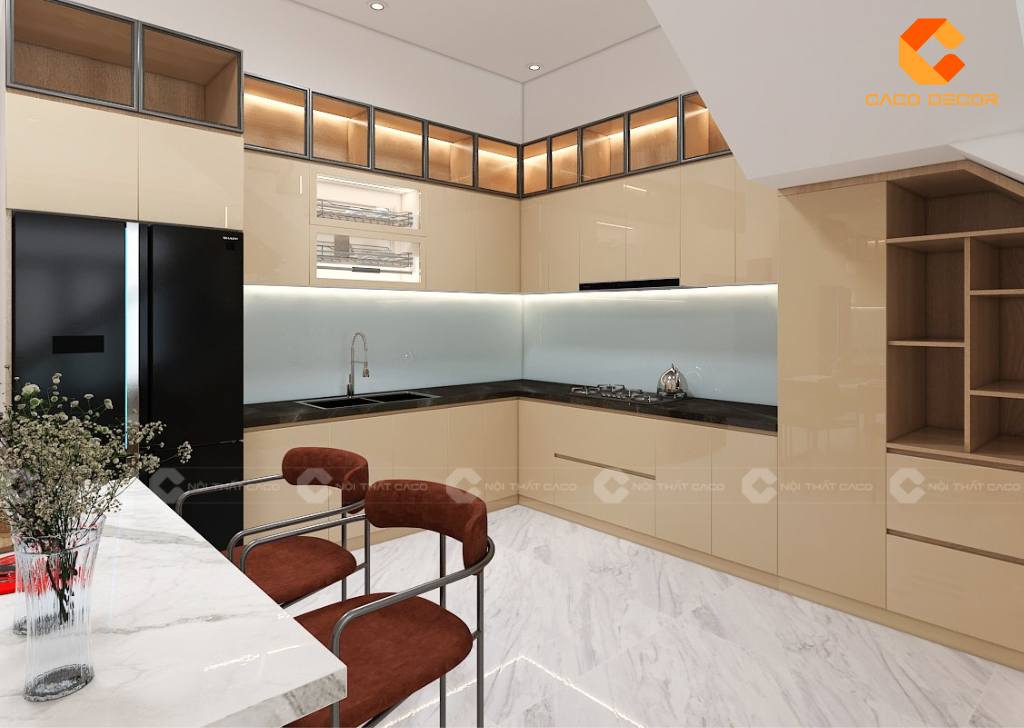 Tủ Bếp Acrylic Là Gì? Những Điều Nên Biết Về Tủ Bếp Acrylic 6