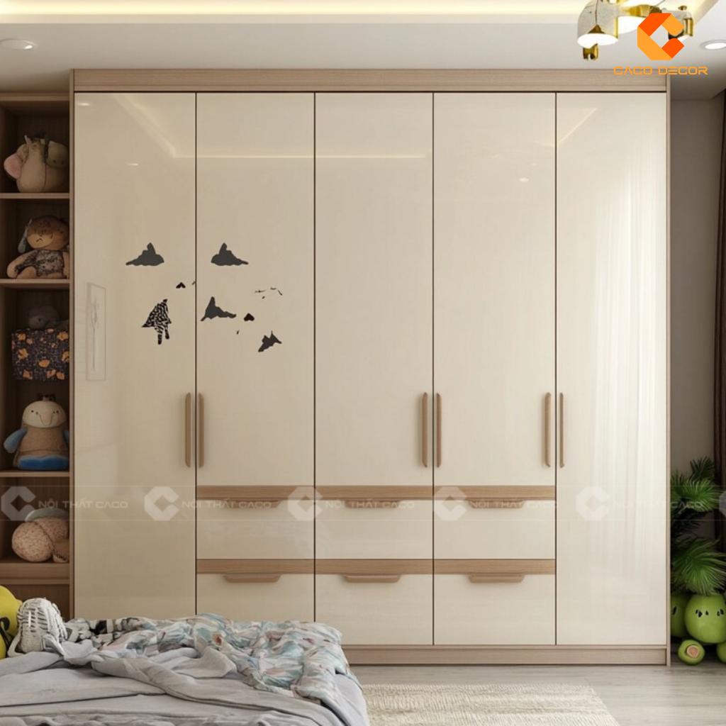 4 Mẹo Bố Trí Tủ Quần Áo Trẻ Em Hiện Đại Cho Phòng Ngủ Nhỏ 3