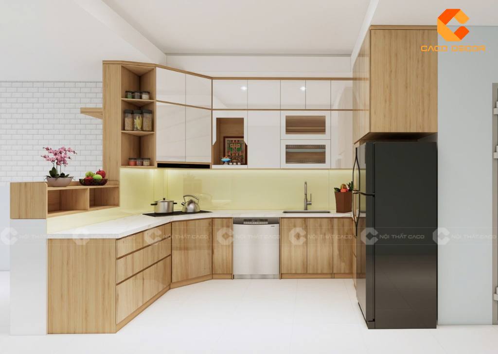 Tủ Bếp Acrylic Là Gì? Những Điều Nên Biết Về Tủ Bếp Acrylic 2