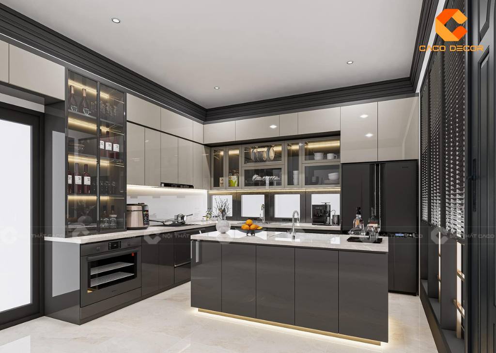 Tủ Bếp Acrylic Là Gì? Những Điều Nên Biết Về Tủ Bếp Acrylic 10