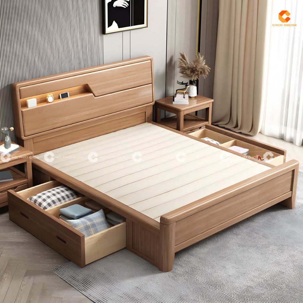 Giường Ngủ Gỗ Tự Nhiên Là Gì? Loại Giường Ngủ Gỗ Phổ Biến 2