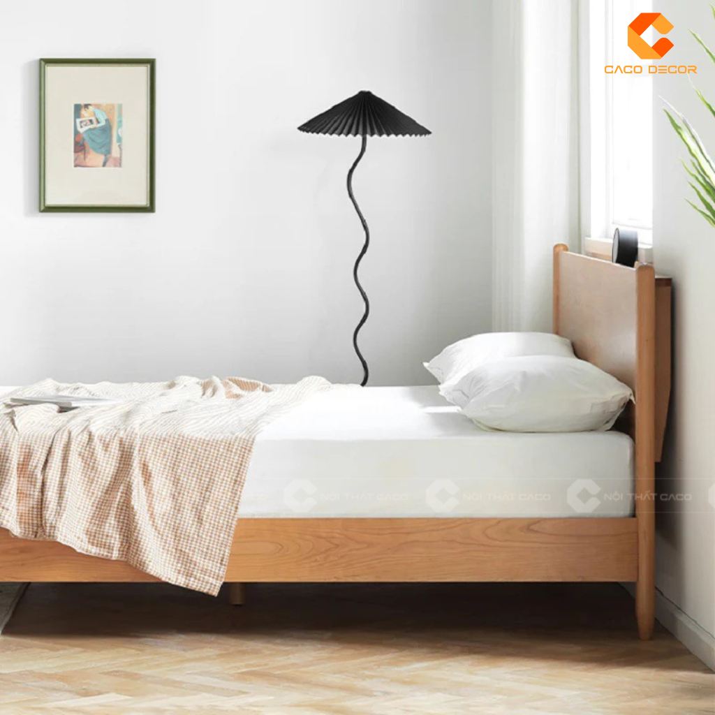 Thiết kế thang giường ngủ gỗ tự nhiên GNTN066 chắc chắn