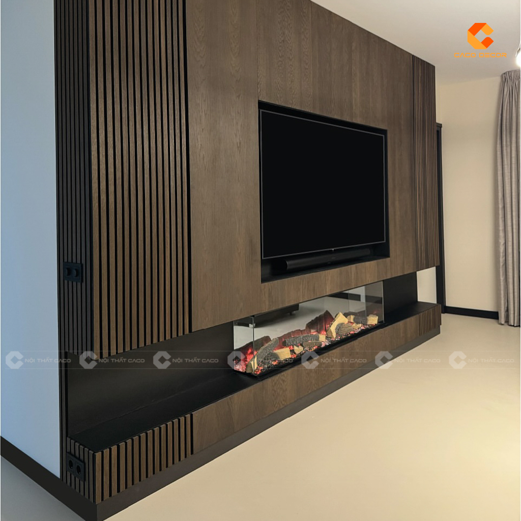 Mẫu kệ tivi hiện đại phòng ăn tối ưu công năng