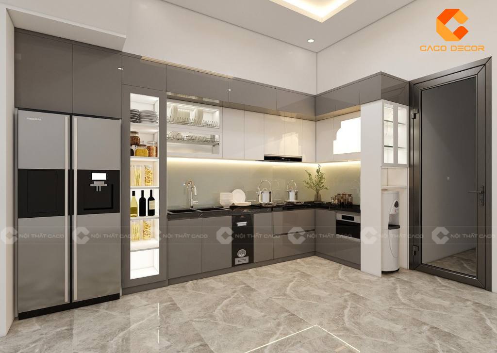 Tủ Bếp Acrylic Là Gì? Những Điều Nên Biết Về Tủ Bếp Acrylic 12