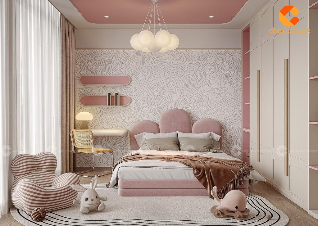 Mẫu phòng ngủ công chúa cho bé gái