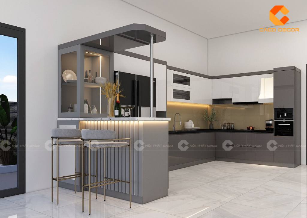 Tủ Bếp Acrylic Là Gì? Những Điều Nên Biết Về Tủ Bếp Acrylic 14