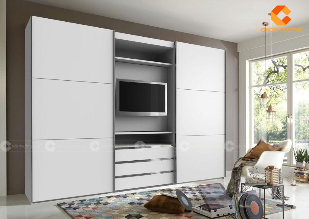 Mua Tủ Quần Áo Kết Hợp Kệ Tivi Uy Tín, Chất Lượng Ở Đâu? 5