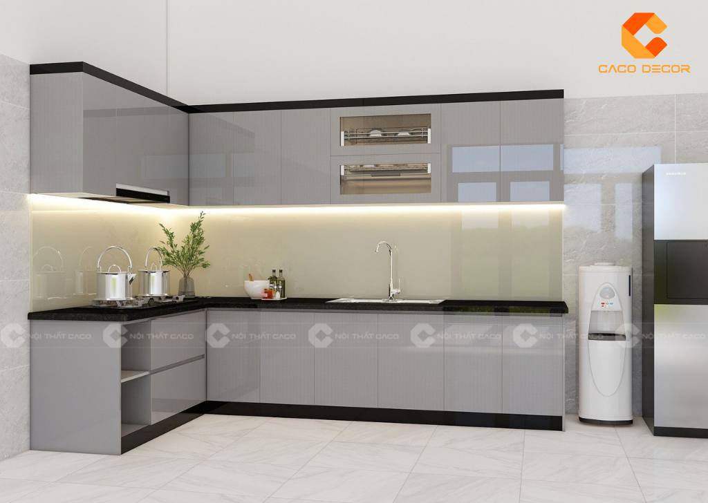Tủ Bếp Acrylic Là Gì? Những Điều Nên Biết Về Tủ Bếp Acrylic 15