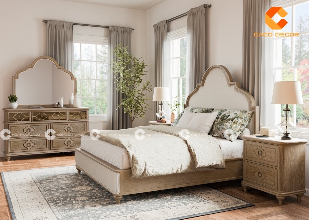 Phòng ngủ có thể bố trí thêm cây xanh để tăng sinh khí cho căn phòng