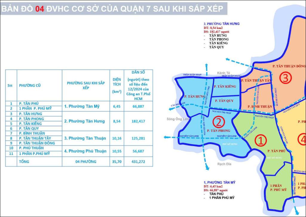 Phường Tân Hưng sau sáp nhập hành chính