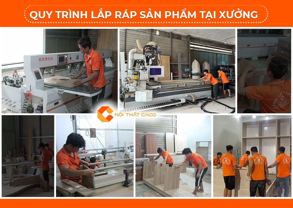 Quy trình lắp ráp và hoàn thiện sản phẩm tại CaCo