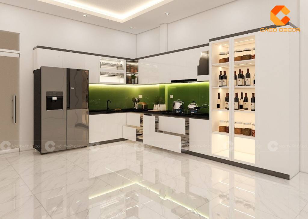 Tủ Bếp Acrylic Là Gì? Những Điều Nên Biết Về Tủ Bếp Acrylic 19