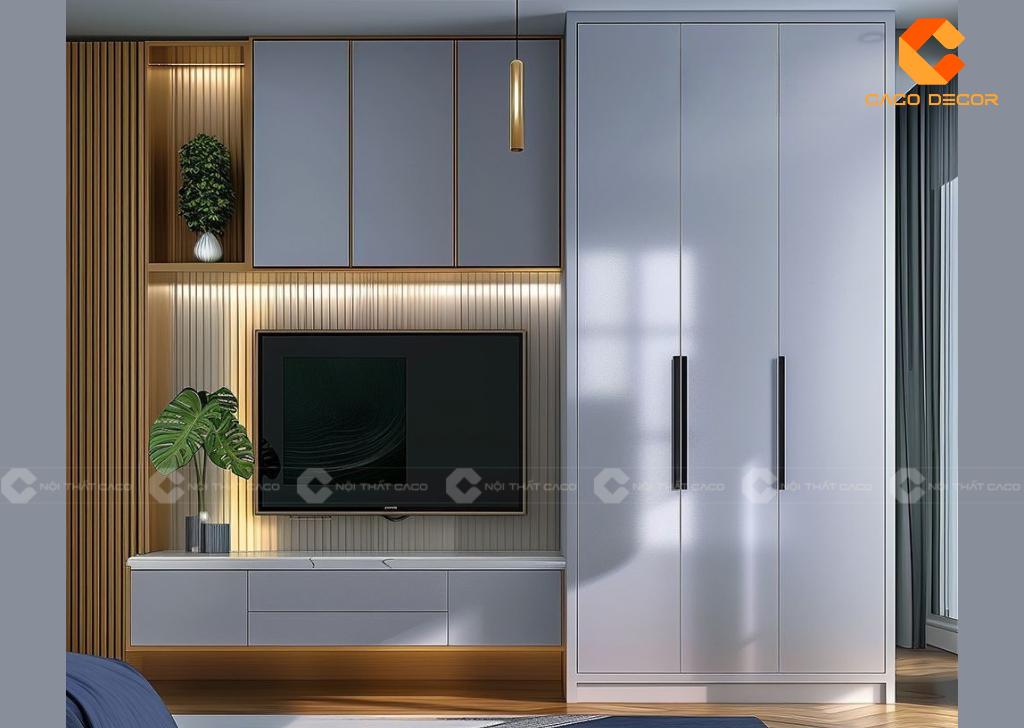 Mua Tủ Quần Áo Kết Hợp Kệ Tivi Uy Tín, Chất Lượng Ở Đâu? 13